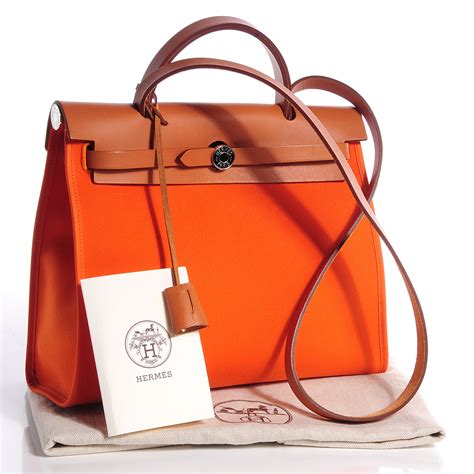 hermes herbag orange poppy|luxefront Hermes herbag bags.